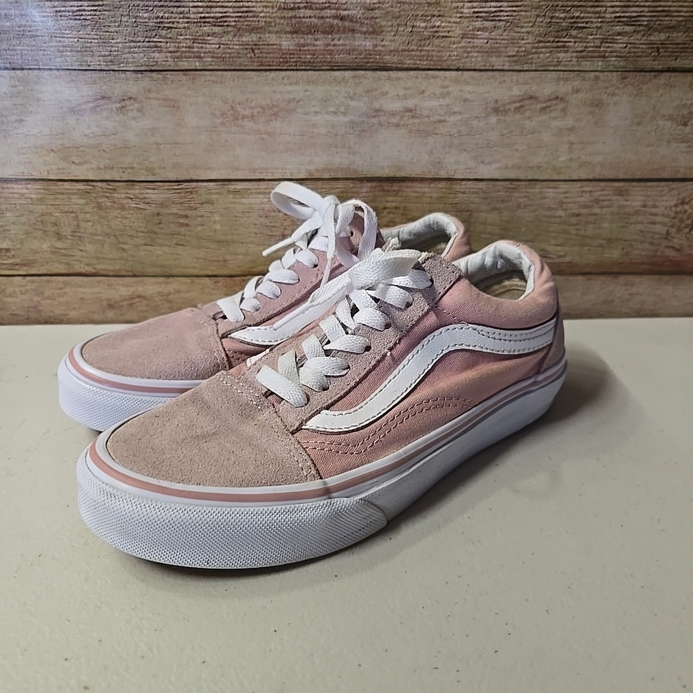 Vans Women's Pink Sneakers Size 5.5 Old Skool